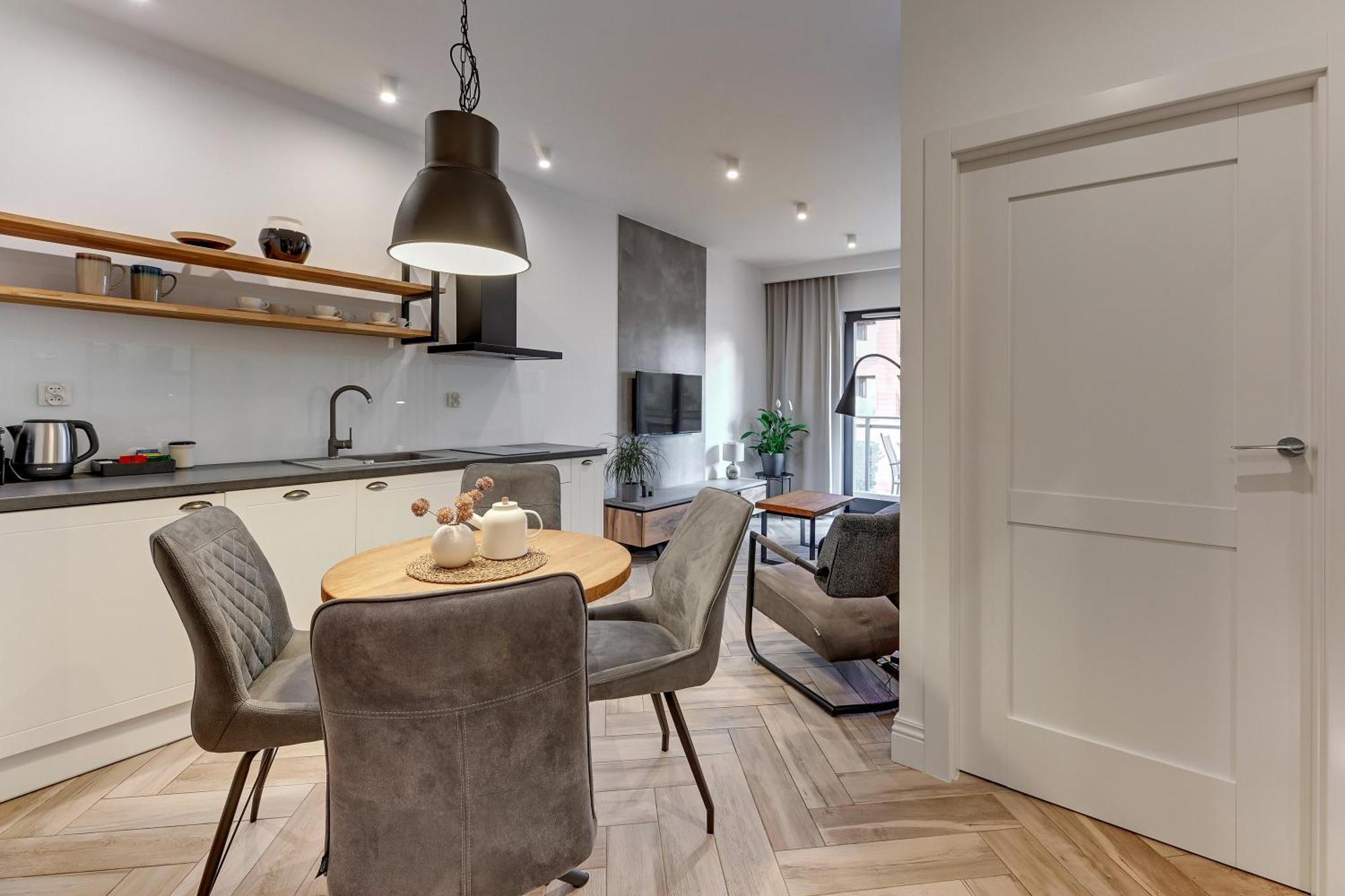 Aura III Apartments & Free Parking By Downtown Apartments Gdansk Ruang foto